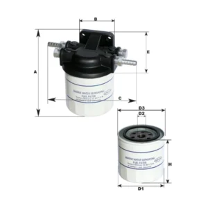 Filtro carburante per motori entrobordo - Accessori Nautica